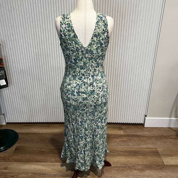 RAILS Women's Audrina Dress Size L In Emerald Bloom - Picture 5 of 10